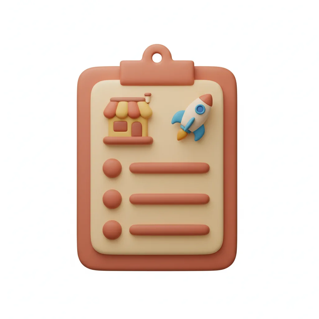 Checklist de ativação do delivery em smartphone