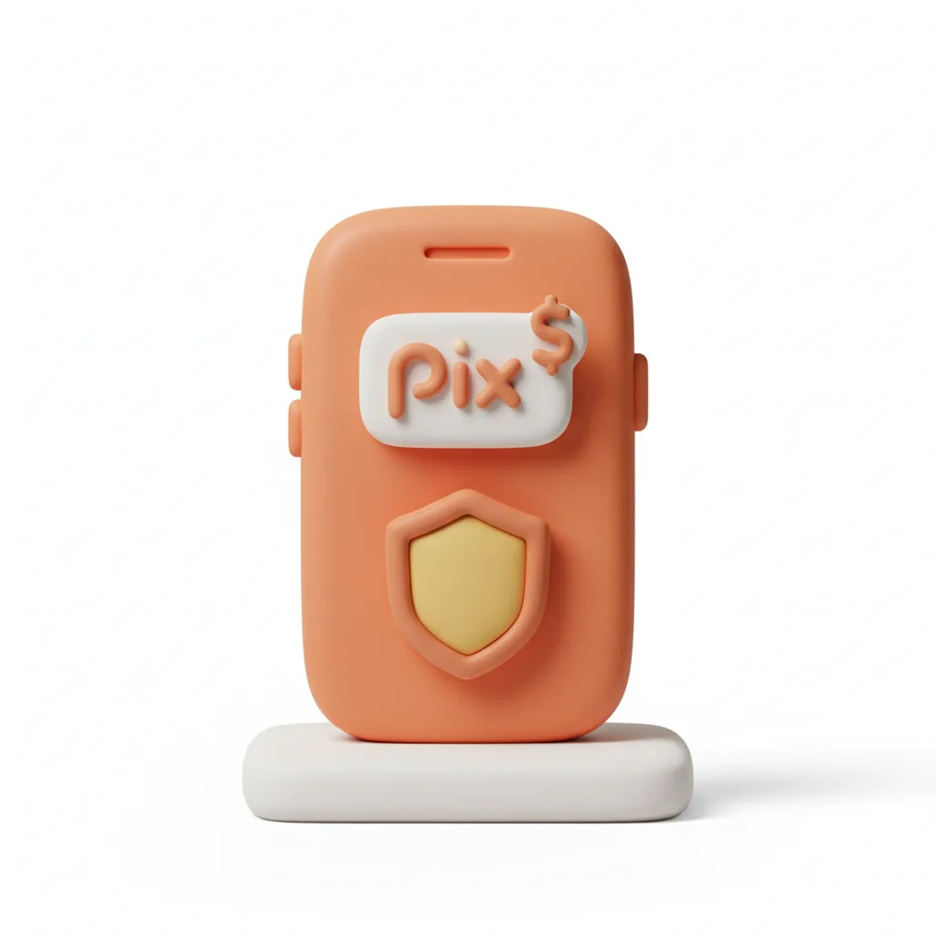 Pagamento online com Pix em smartphone